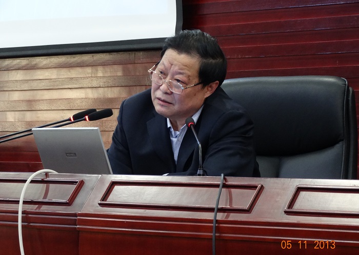 王树林教授向免院学生传授大学之道
